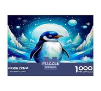 Penguin Jigsaw Puzzles for Adults Kids 1000 Pieces Impossible Challenge Toy Educational Games Home Wall Art Extreme Difficulty Gift Set Relaxation 38x26cm/1000pcs