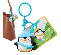 Penguin Keychain - Lenforzante Penguin Bag | Soft and Lightweight Keyring | Cute Cartoon Animal Pendant | Ideal for Women, Girls, Children, Teens and Adults Pa, , Consulte la descripción