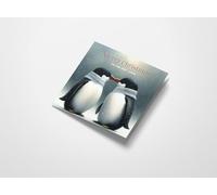 Penguin Kiss One I Love Christmas Greeting Card 150mm x 150mm Square - Including Envelope - GC667SQ