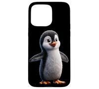 Penguin Little Blue Love Cute Penguins Case for iPhone 15 Pro Max