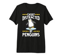 Penguin Lovers Easily Distracted By Penguins Funny Penguin Premium T-Shirt