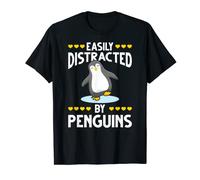 Penguin Lovers Easily Distracted By Penguins Funny Penguin T-Shirt