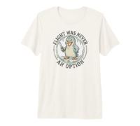 Penguin Lovers Flight was Never an Option Penguin Premium T-Shirt