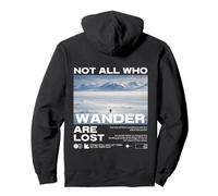 Penguin Meme But Why Mountain Not All Who Wander Are Lost Pullover Hoodie