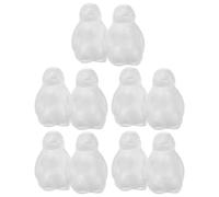 Penguin Miniature Penguin Figurines White Craft Kit Foam 20pcs Made of Foam for DIY Creativity and Decorating for Group Activities and Homes, and Young Artists