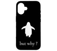 Penguin Mountain But Why Meme Case for iPhone 16