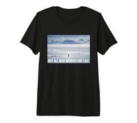 Penguin Mountain But Why Meme Premium T-Shirt
