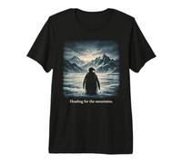 Penguin Mountain But Why Meme Premium T-Shirt