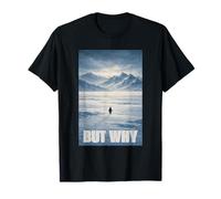 Penguin Mountain But Why Meme T-Shirt