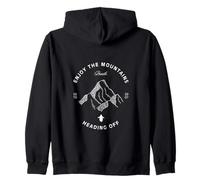 Penguin Mountain But Why Meme Zip Hoodie