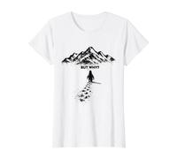 Penguin Mountain But Why Snow Maverick Inspirational Mindset Value Graphic T-Shirt