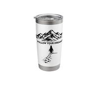 Penguin Mountain Inspirational Mindset Stainless Steel Insulated Tumbler