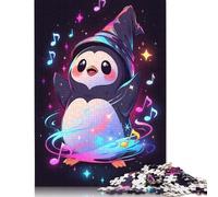 Penguin Musical Wizard Jigsaw Puzzles for Adults Kids. 1000 Piece Great Challenge Toy Educational Games Home Decoration for Educational Games 1000pcs (75x50cm)