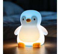 Penguin Night Light Cute Lamp- Children's LED Night Light with 7 RGB Colors | Nursing Baby Night Lights with Timer, Rechargeable Touch Light Portable Lamps, Children's Room Decoration, Bedroom Lights