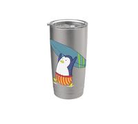 Penguin Nothing is Better Than Surfing Stainless Steel Insulated Tumbler