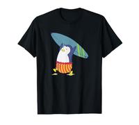 Penguin Nothing is Better Than Surfing Value Graphic T-Shirt