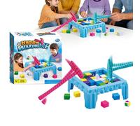 Penguin On Ice Game, Interactive Coordination Tabletop, Two Player Toy with Balanced Pieces, Durable Game Board, Games with Fun Design, Hand Eye Skill for Kids Two Player Penguin Games