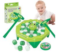 Penguin On Ice Game - Mini Knocking Toy Interactive Trapped Animal Game | Family Activity For Parent-Child Interaction, Penguin Trap Challenge, Enhances Reaction Ability