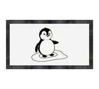 'Penguin On The Ice' Pet Feeding Mat (PM00026384)