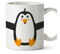 PENGUIN Original breakfast mugs - funny animals gift ideas - Ceramic 11 oz