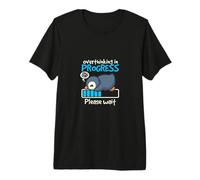 Penguin Overthinking in Progress Tee for Overthinker Person Premium T-Shirt