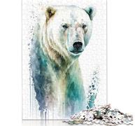 Penguin Painting Puzzles 500 Pieces Wood Puzzle Jigsaws for Adults Educational Game Challenge Toy 500pcs (52x38cm)
