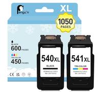 Penguin PG-540XL CL-541XL Black and Colour for Canon 540 XL 541 XL Campatible with Pixma TS5151 TS5150 MG3600 MG3650 MG4250 MG2150 MG3100 MG3150 MG3200 MX395 MX475 Replacement Printer Ink Cartridge