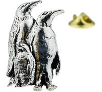 Penguin Pin Badge, Pewter