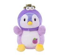 Penguin Plush Animal - Soft Plush Fruit Design, Plush Animal Gift, Cute Animal Model, High Quality Plush Toy Collection | Comforting Penguin with Surf