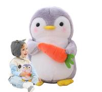Penguin Plush Doll, Cute Plush's Toy, Penguin Carrot Plush PilIow, Adorable Design, Soft And Huggable Texture, 25cm, For Bedroom And Sofa