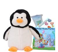 Penguin Plush Soft Toy - Build your own Teddy Bear Making Kit - no sew - 16"/40cm - Gift for boys and girls