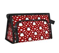 Penguin Polka Dots Travel Makeup Bag for Women Men Kids Girls Boys Penguin Christmas Multipurpose Wash Pouch Bag Toiletry Cosmetic Toiletries Shower Bag Organizer