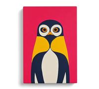Penguin Pop Art Vol.3 Canvas Print for Living Room Bedroom Home Office Décor, Wall Art Picture Ready to Hang, 30x20 Inch (76x50 cm)