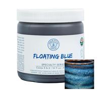 Penguin Pottery - Specialty Series - Floating Blue - Mid Fire Glaze, High Fire Glaze, Cone 5-6 for Mid Fire Clay, High Fire Clay - Ceramic Glaze Pottery (1 Pint | 16 oz | 473 ml)