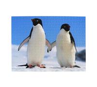 Penguin Print,500 Pieces Puzzles for Adults-Wooden Jigsaw Puzzle for Adults Elderly