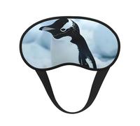 Penguin Print Adults Washable Eye Mask for Sleeping Light Blocking Nap for Night Rest Cover