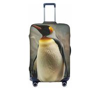 Penguin Print Elastic Suitcase Protector Cover Baggage Covers, Enhance Protection, fit Unisex Travelers