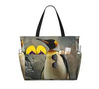 Penguin Print Large Capacity Travel Bag For Women Beach Tote Bags Duffle Bag,For Travel Gym Vacation