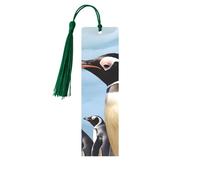 Penguin Print Printed Metal Bookmarks S - Dark Green Lightweight Aluminium Book Marker for Books, Journals & Gifts, Ideal Book Lovers, Holiday Decor & Crafts