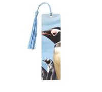 Penguin Print Printed Metal Bookmarks S - Sky Blue Lightweight Aluminium Book Marker for Books, Journals & Gifts, Ideal Book Lovers, Holiday Decor & Crafts