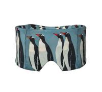 Penguin Print Sleep Eye and Ear Muffs Blocking for Home Office Camping Airplane Travel Nap Aid