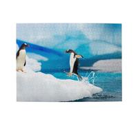 Penguin Printed,500 Pieces Puzzles for Adults-Wooden Jigsaw Puzzle for Adults Elderly