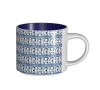 Penguin Printing Large-Capacity Ceramic Mugs Functional Cups for Home Office Sleek Design Comfort Grip Handle