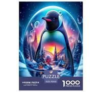 Penguin Puzzle 1000 Piece Jigsaw Adults Kids Puzzles Games Home Decoration Inspirational Games Educational Reliever Difficult 1000pcs 70x50cm/1000pcs