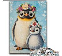 Penguin Puzzles for Adults 2000 Pieces, Challenging Game And Family Play with Matching Poster And Trivia Sheet (70x100cm)