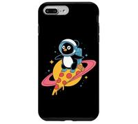 Penguin Riding Pizza Through Space Fun Case for iPhone 7 Plus/8 Plus
