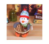 (Penguin, S（12*18cm）) Christmas Candy Basket Childrens Candy Box Jar Gift Xmas Home Ornament Decor