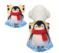 Penguin Scarf XS Pet Apparel for Small Dogs-Cute Summer Outfit for Puppy, Soft Breathable Pet Clothes for Cat