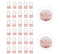 Penguin Shape Rose Gold Clips Powerful Clamping Force with Storage Box for School Office Home