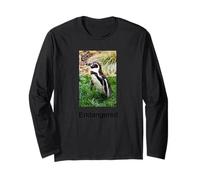 Penguin Shirt Endangered Galapagos Penguin Long Sleeve T-Shirt